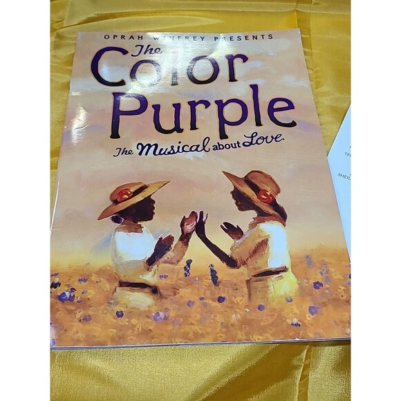 Oprah Winfrey Presents- The Color Purple. A New Musical- 12x9” Program - Picture 1 of 10